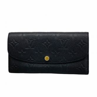 Louis Vuitton Noir Long Wallet (Bi-Fold) (Pre-Owned)
