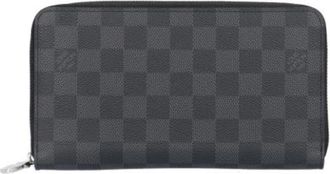 Louis Vuitton Pre-owned Damier Graphite Lange Portemonnee - Heren - Vintage Accessoires - Zwart - ONE Size - Vintage