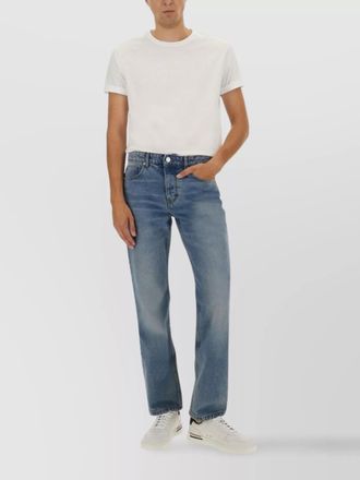 HUGO BOSS short sleeve crew neck t-shirt with side slits