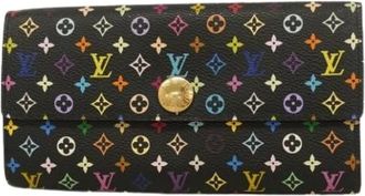 Louis Vuitton Pre-owned Wallets, female, Multicolor, Size: ONE SIZE Pre-owned Long wallet (bi-fold)