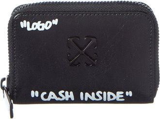Off-white Small Leather Coin Purse