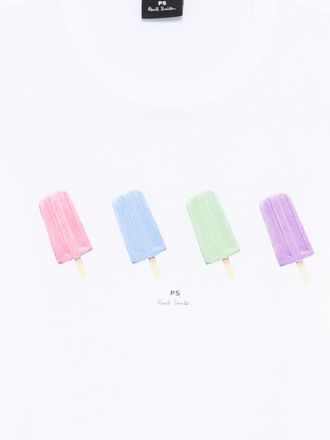 Paul Smith Graphic-Print Cotton T-shirt - White