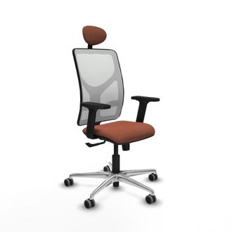 Piqueras y Crespo Silla De Oficina Piqueras Y Crespo Motilla Blanco Aluminio Malla