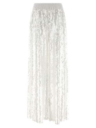 Norma Kamali White Nylon Casual Womens Pants
