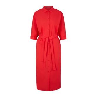 Windsor Dames, Jurken, Rood, Maat: L Leer