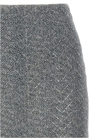 Ermanno Scervino Silk Midi Womens Skirt