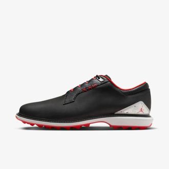Nike Jordan Mens Jordan ADG 5 FQ6642-001 Sneaker 8.5 Black Leather Golf Shoes DWA3446
