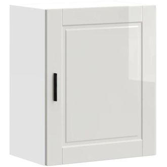vidaXL Vidaxl - Kitchen Wall Cabinet Porto High Gloss White Engineered Wood