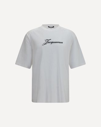 Jacquemus Cotton logo T-shirt Male S