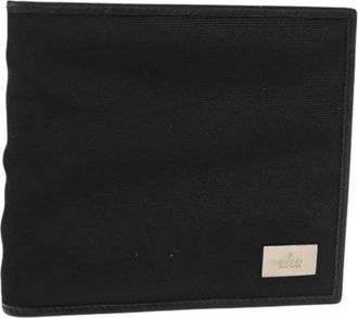 Gucci Pre-owned Nylon Portemonnee - Dames - Vintage Accessoires - Zwart - ONE Size - Nylon - Vintage