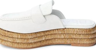 Matisse Footwear Womens Wren Platform Mules In Bone