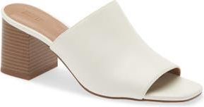 Nordstrom Rack Lacey Block Heel Sandal in Ivory Cream at Nordstrom Rack, Size 5.5
