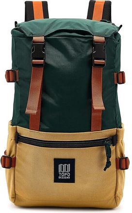 Topo Designs Classic Backpack Bags Forest/Goldenrod, Nylon