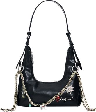 Desigual Mini Charm Bag in Black at Nordstrom