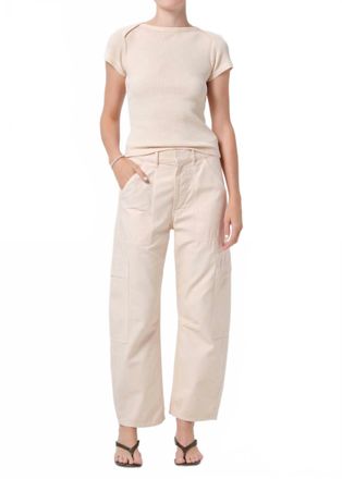 Citizens Of Humanity Marcelle Low Slung Cargo Pants In Roselle
