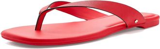 Kate Spade New York Sandie Flip-Flops Sandals Womens Sandals Heirloom Tomato : 8.5 M, Leather