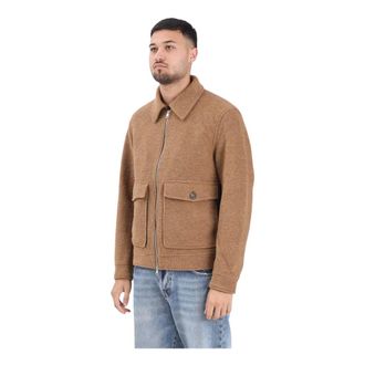 Selected Slhjakob Wollen Jas - Heren - Zomerjassen - Bruin - XL - Wol - Jassen
