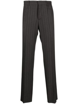 Moschino Pantaloni sartoriali a righe - Grigio
