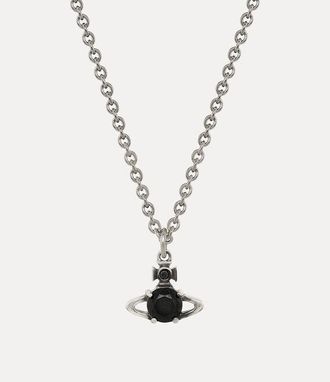 Vivienne Westwood Man. Reina Pendant Necklace Oxi-silver-platinum-black-cz Oxi-silver-platinum-black-cz Men