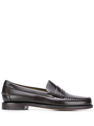 Sebago Dan leather penny loafers - Brown