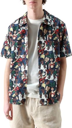 Far Afield Busey Carnival Print Shirt In Multi