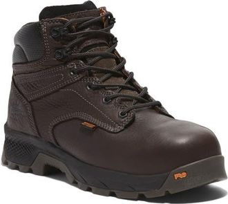 Timberland TiTAN EV 6 Waterproof Composite Toe Work Boot in Brown at Nordstrom, Size 8.5