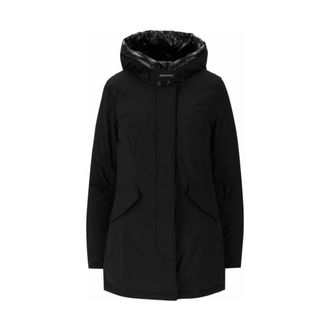 Woolrich Luxury Arctic Parka - Heren - Gewatteerde jassen - Zwart - M - Leer - Jassen