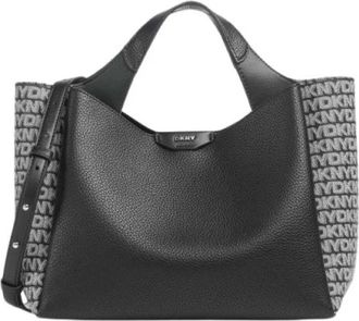 DKNY Willa Satchel - Dames - Handtassen - Zwart - ONE Size - Tassen