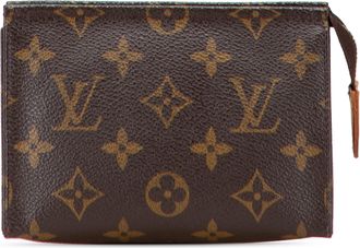 Louis Vuitton Coated Canvas Monogram Toiletry Pouch 15