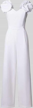 Rinascimento Rinascimento Cocktail-Jumpsuit mit rückseitigem Reißverschluss in Weiss, Größe XS