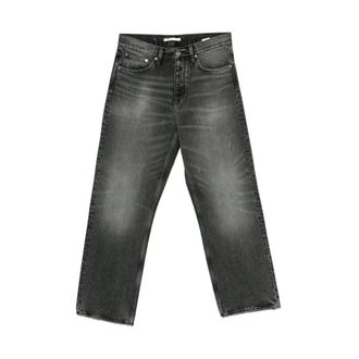Sunflower Straight Jeans, male, Black, Size: W34 Pantalone 100% Cotone