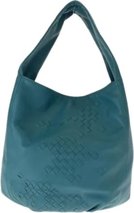 Bottega Veneta Pre-owned Shoulder Bags, female, Green, Size: ONE SIZE Pre-owned Vintage Shoulder Bag