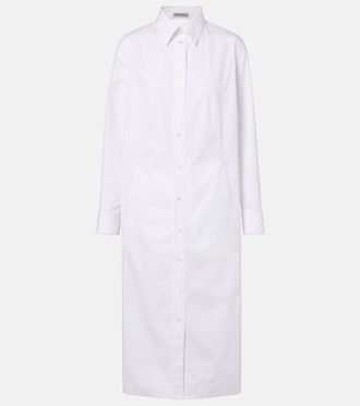 Balenciaga Cotton poplin shirt dress