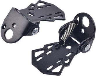 OEM Pedales De Bicicleta, Pedales Traseros De Acero Al Manganeso, Plegables, Reposapi&eacute;s Trasero Para Pasajero, Accesorios Para Pedales, Pedales