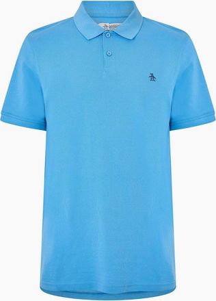 Original Penguin Mens Sleeve Polo Shirt - Blue - Size: 2X large