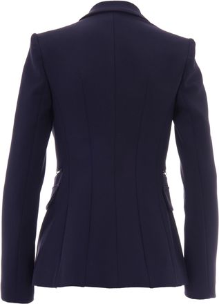 Elisabetta Franchi Womens Blazer Midnight Blue Polyester Jacket