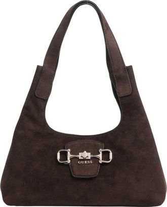 Guess Sunset Hobo - Dames - Tassen - Bruin - Maat: ONE Size Zijde