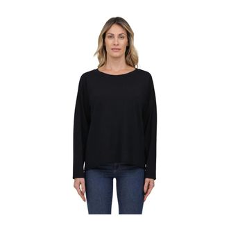 Alpha Studio Lange mouwen boothals top - Dames - Sweatshirts - Zwart - 2XL - Hoodies & sweatvesten