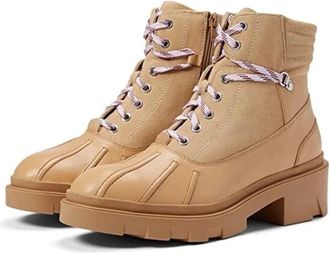 Farylrobin Faryl by Farylrobin Wilma Boots Womens M Tan Leather Round Toe Ankle JZZ1148