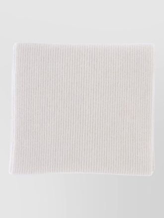 Rick Owens rectangular ribbed scarf soft fabric