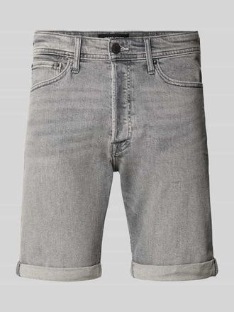 Jack & Jones Jack & Jones Regular Fit Jeansshorts mit Umschlag Modell RICK in Mittelgrau, Gr&ouml;&szlig;e XXL
