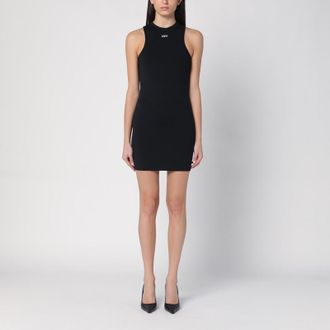 Off-white Black mini dress with logo