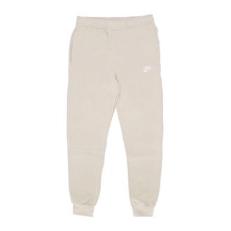 Nike Sweatpants, male, Beige, XS, Fleece Tracksuit Jogger Trousers