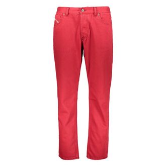 Diesel Straight Jeans, male, Red, Size: W31 Modern Jeans