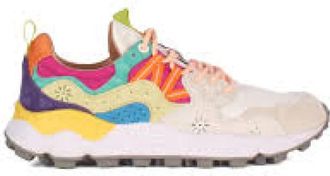 Flower Mountain Multicolor Su&egrave;de Sneakers met Kurk Binnenzool - Dames - Sneakers - Veelkleurig - 39 EU - Su&egrave;de - Schoenen