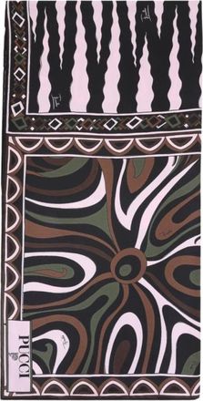 Pucci Gemengde Print Zijden Sjaal - Dames - Zijden sjaals - Veelkleurig - ONE Size - Accessoires