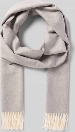 Salmone Textilvertriebs-GmbH Schal aus reinem Kaschmir in Hellgrau, Größe 1