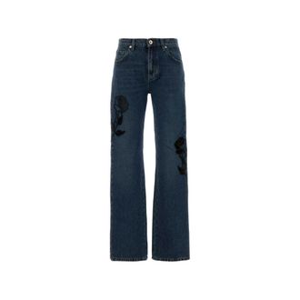Blumarine Rose-patch Trousers