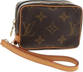 Louis Vuitton Pre-owned Clutches, female, Brown, Size: ONE SIZE Pre-owned Canvas Clutch