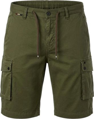 Mason's Carrot-Cut Cargo Bermudas - Heren - Korte Broeken - Groen - S - Katoen - Korte Broeken